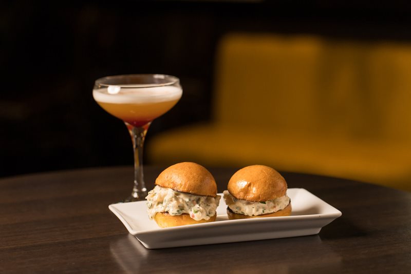 The Rawson Prawn Slider & Vibrant Angel 43 Cocktail