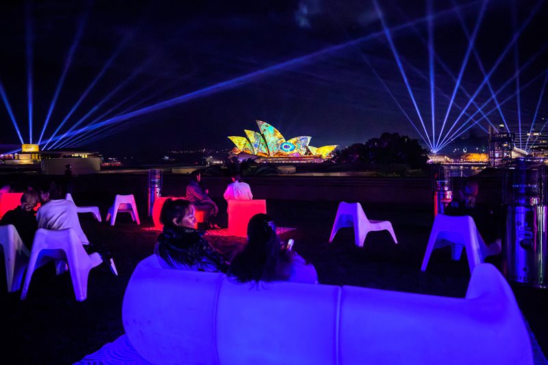 Night Picnic at Vivid Sydney