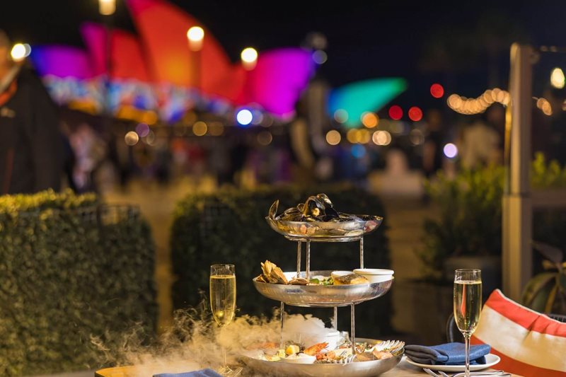 Signature Hot & Cold Platter with 2 complimentary glasses of French Champagne for two