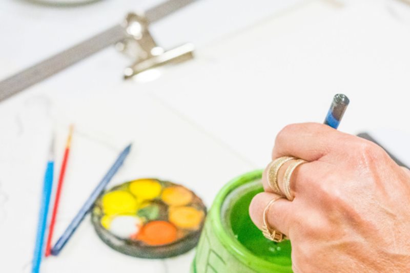 Sunday Studio: Abstract watercolour