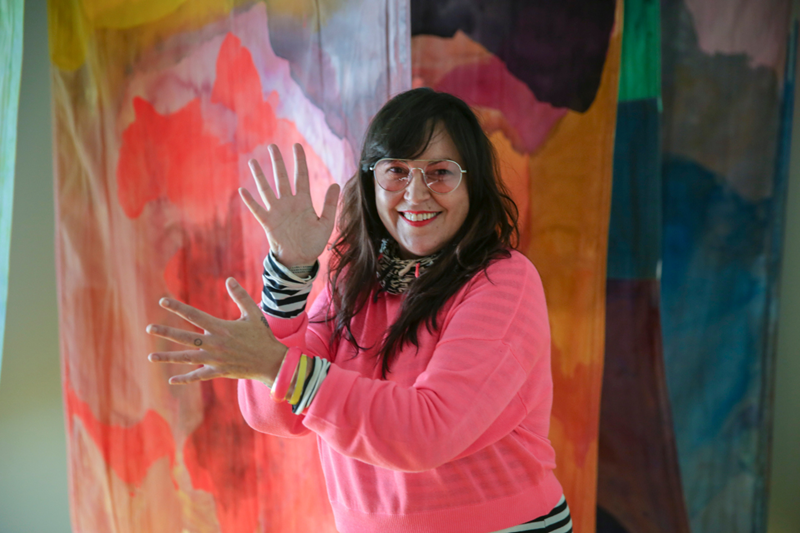 Auslan students tour at the MCA Australia