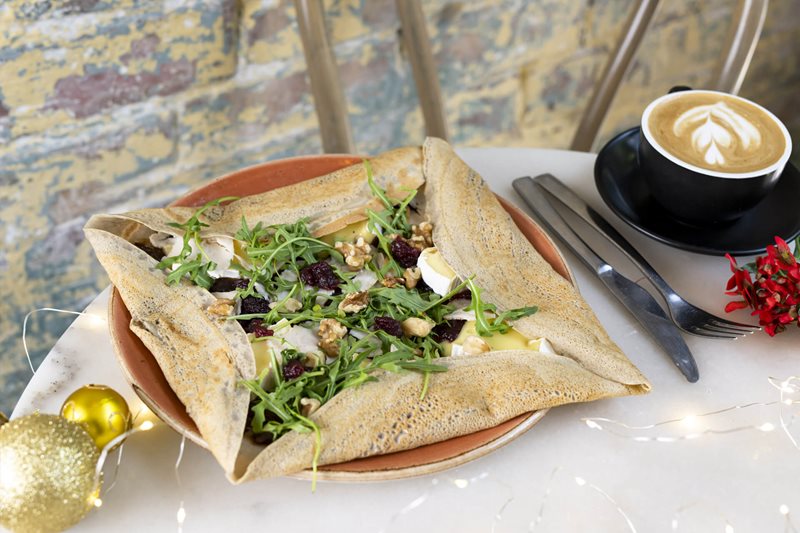 Le Dindon Noel Galette at Creperie Suzette
