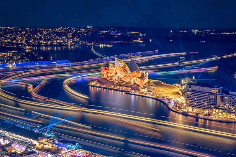 Vivid Cocktails at Blu Bar on 36, Shangri-La Sydney
