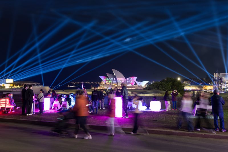 Night Picnic at Vivid Sydney