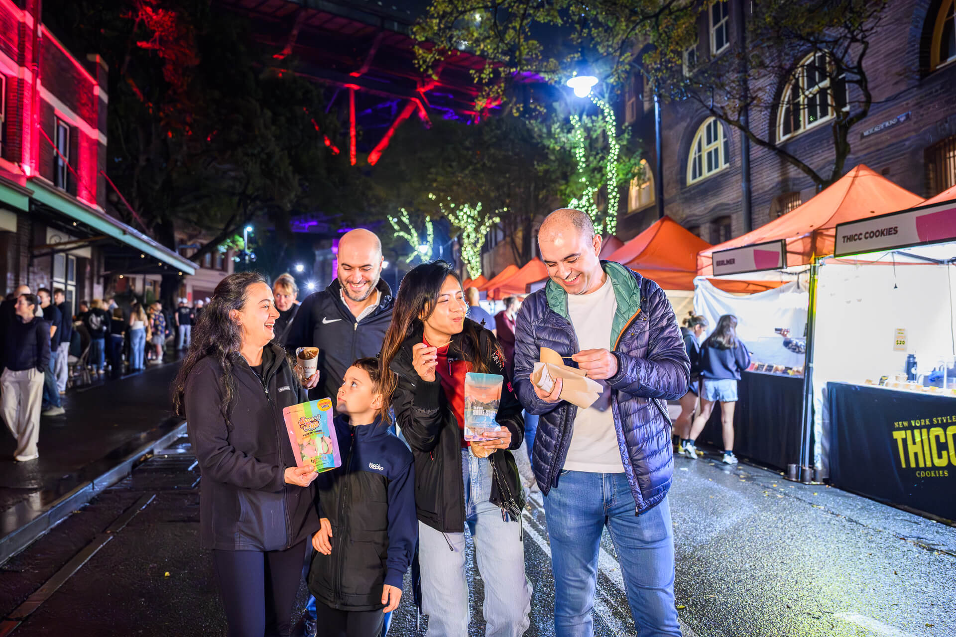 The Rocks Markets at Vivid  Sydney