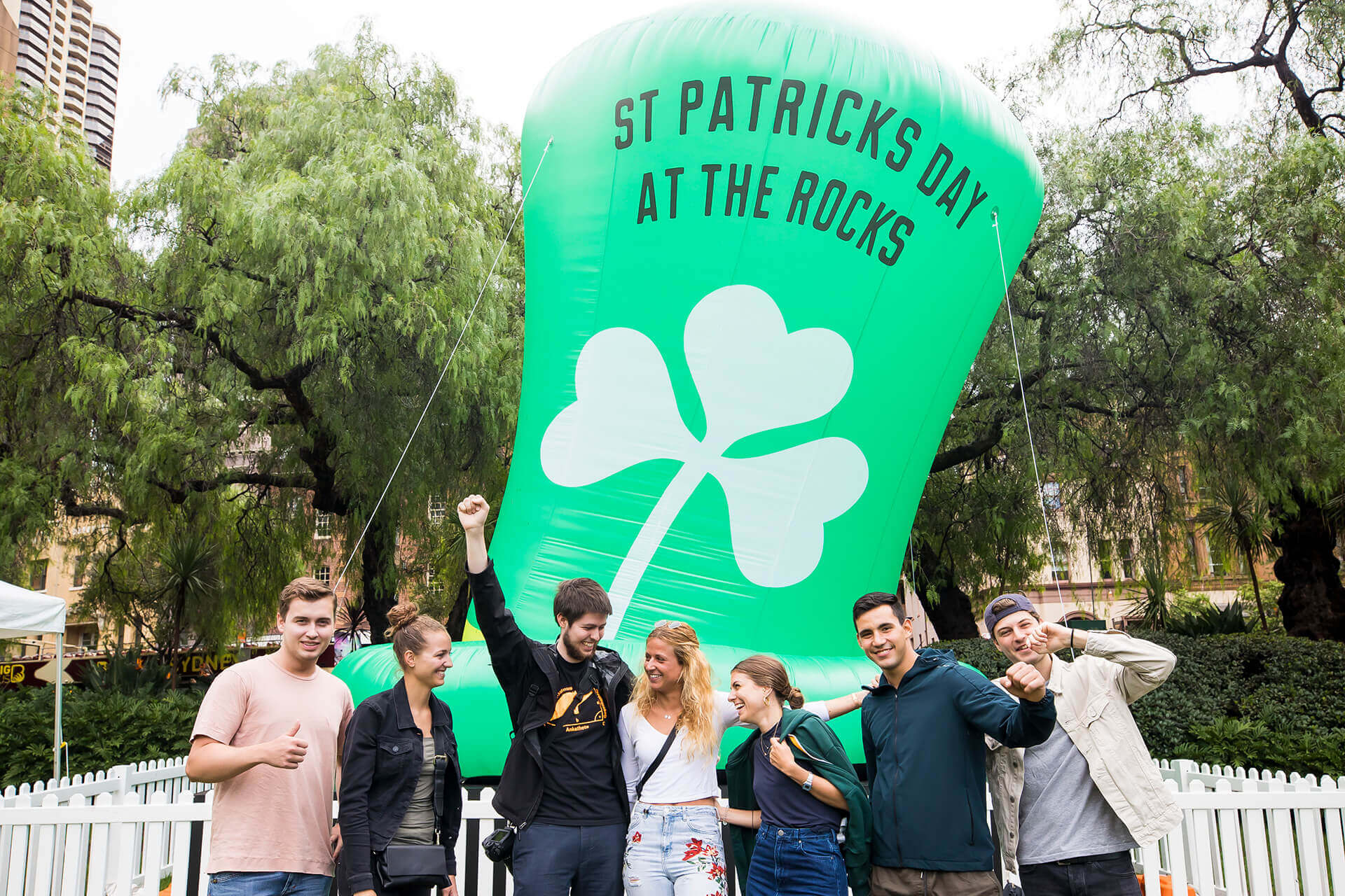 St Patrick's Day in The Rocks