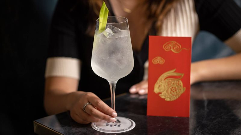 Lunar Pandan Cocktail at Hickson House