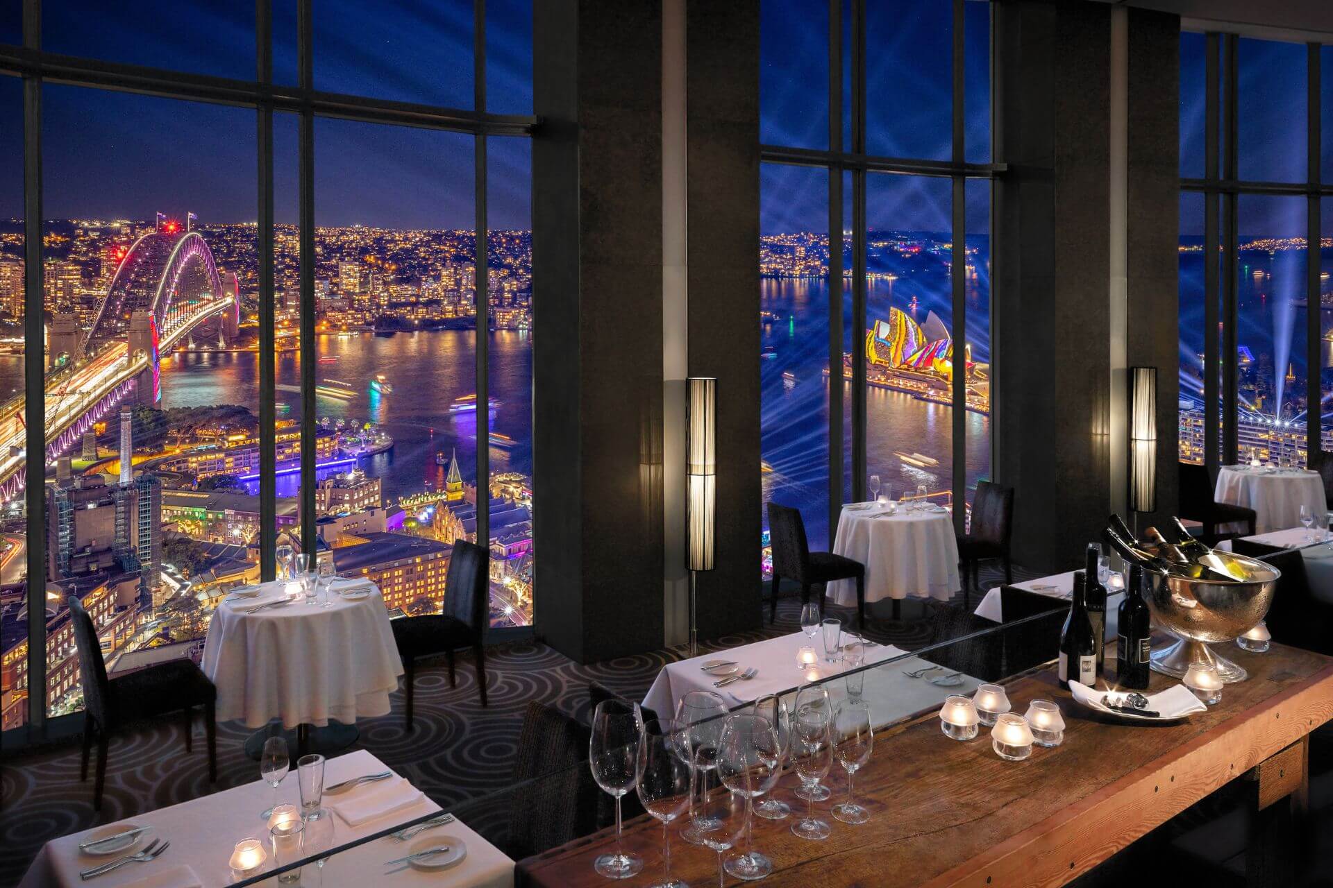 Vivid Sydney Dinner at Altitude, Shangri-La Sydney