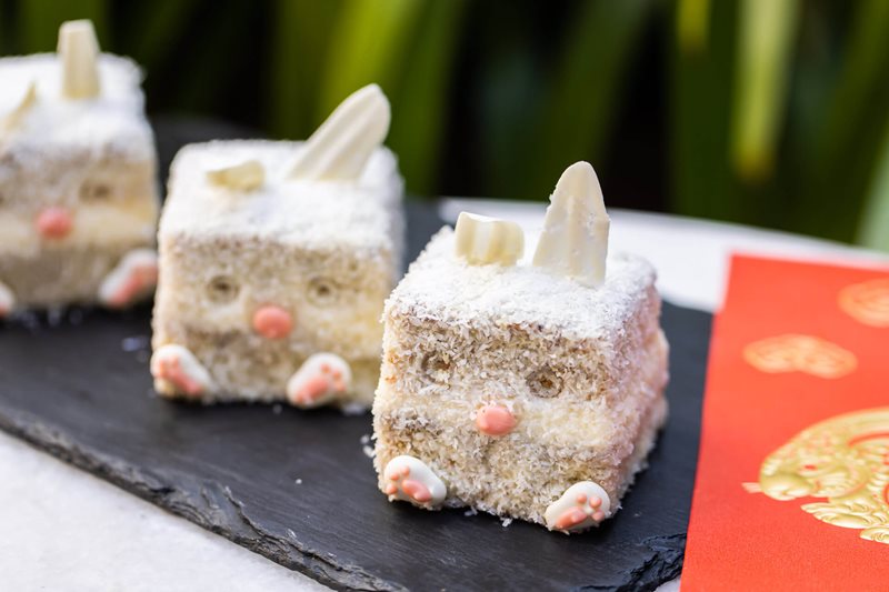 Lucky Carrot Cake Lamingtons 