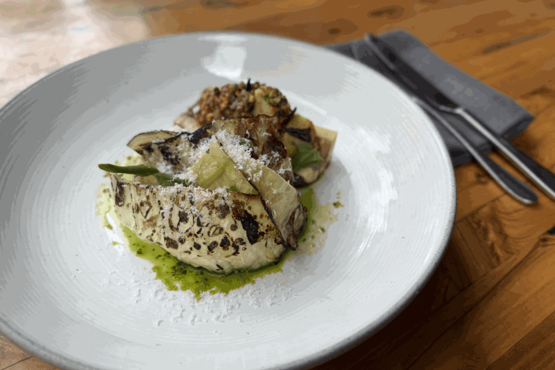 Guinness-kissed, wood-roasted oysters at Pony Dining