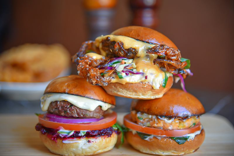 Signature Aussie Surf'n Turf Slider Platter at The Rocks Cafe