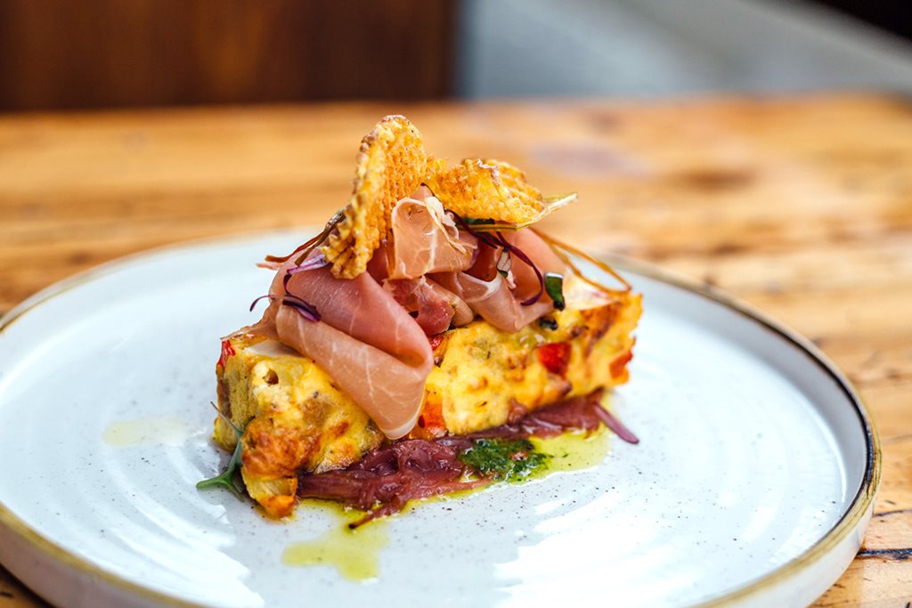 Pony Dining's BBQ Vegetable Frittata