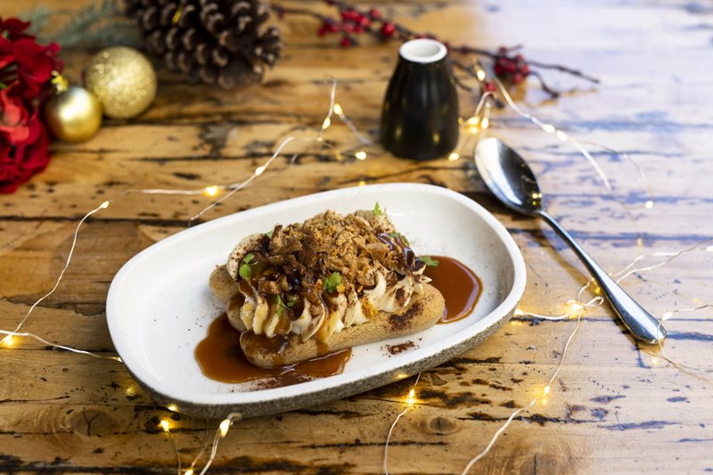 Pony's Christmas Baileys Tiramisu with Ginger Crumb