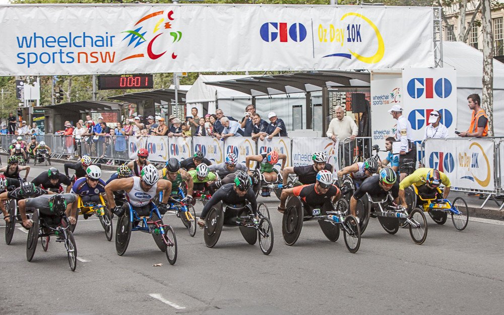 Oz Day 10K Wheelchair Race
