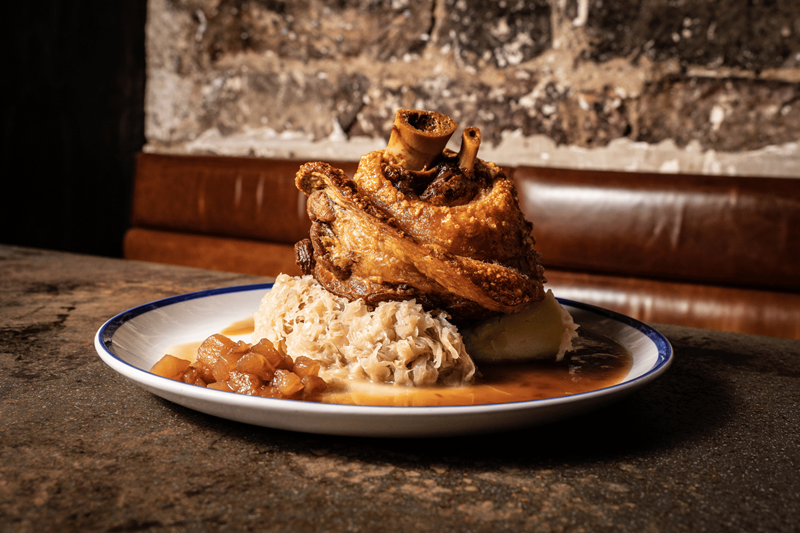 The signature dish of German Beer Halls