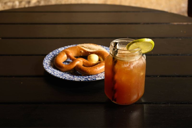 Berlin Mule and Haus Pretzel