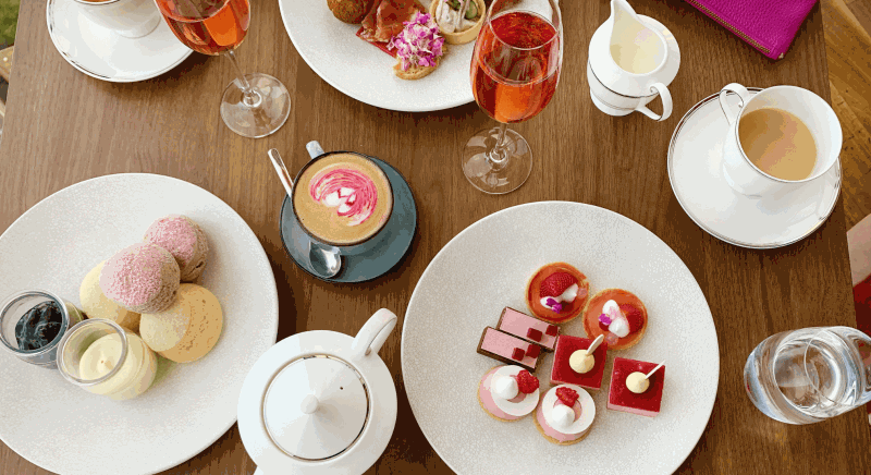 Pink October High Tea at Shangri-La Sydney