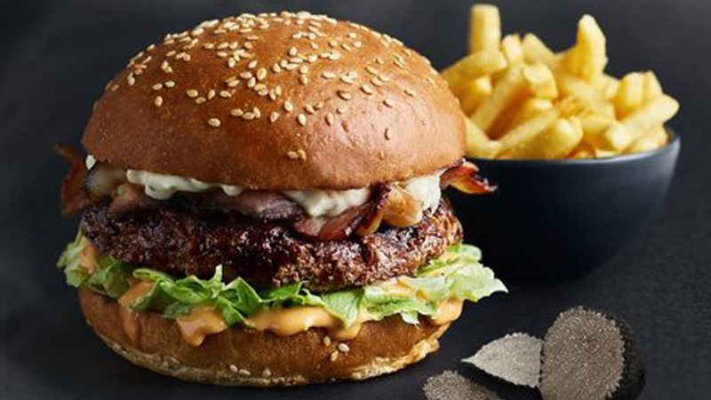 Premium Truffle & Bacon Burger 