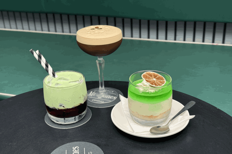 Trio of Emerald Treats at The Orient