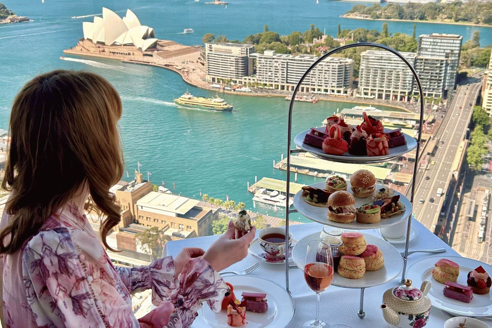 Pink October High Tea at Shangri-La Sydney