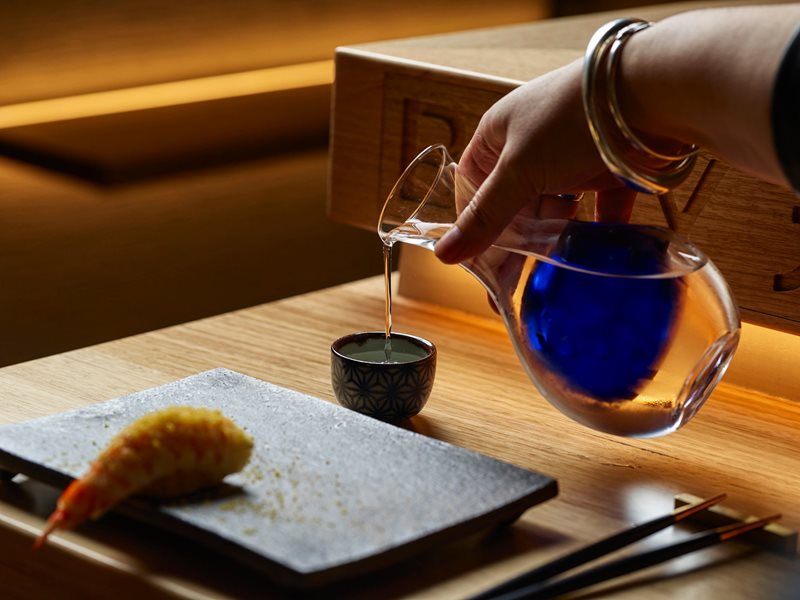 AMEX delicious. Month Out Special: Complimentary Sake Flight with 8-Course Set Table Menu Experience for Two